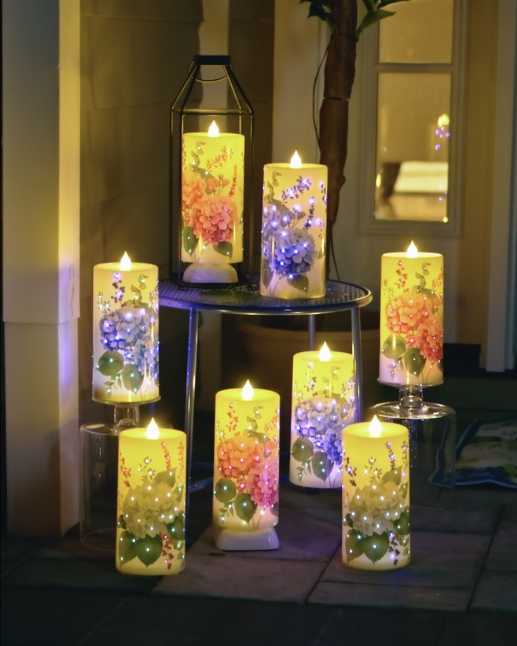 Introducing my brand new Indoor/Outdoor Fiberoptic Candles, designed to bring warmth to every corner of your home, inside and out. Sold in a set of two, they’re available in all of your favorite patterns and bring such a fun, eye-catching detail wherever you place them. Perfect for dining al fresco or styling inside as a centerpiece, these candles will add a little twinkle and glow to your space ✨ 

#LTKSeasonal #LTKSaleAlert #LTKHome