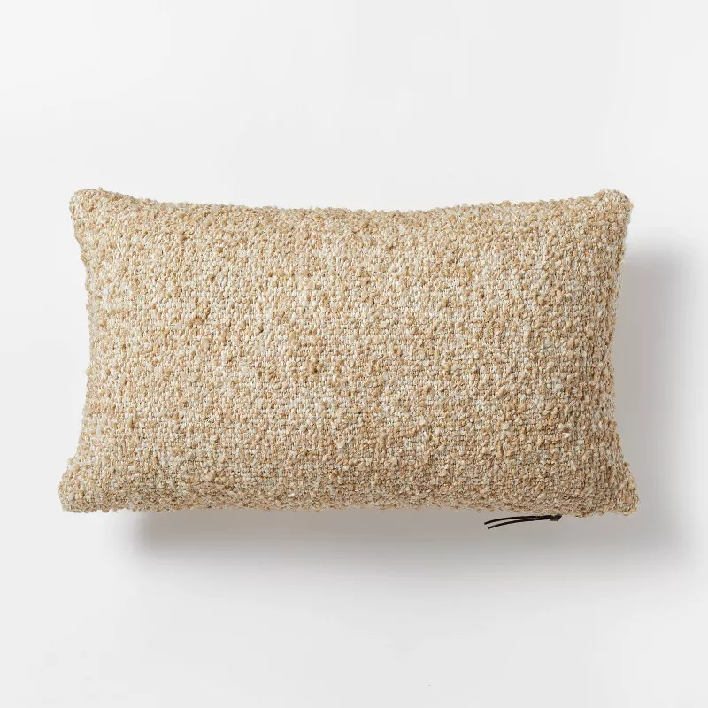 Textured Boucle Throw Pillow with Exposed Zipper - Threshold™ designed with Studio McGee | Target