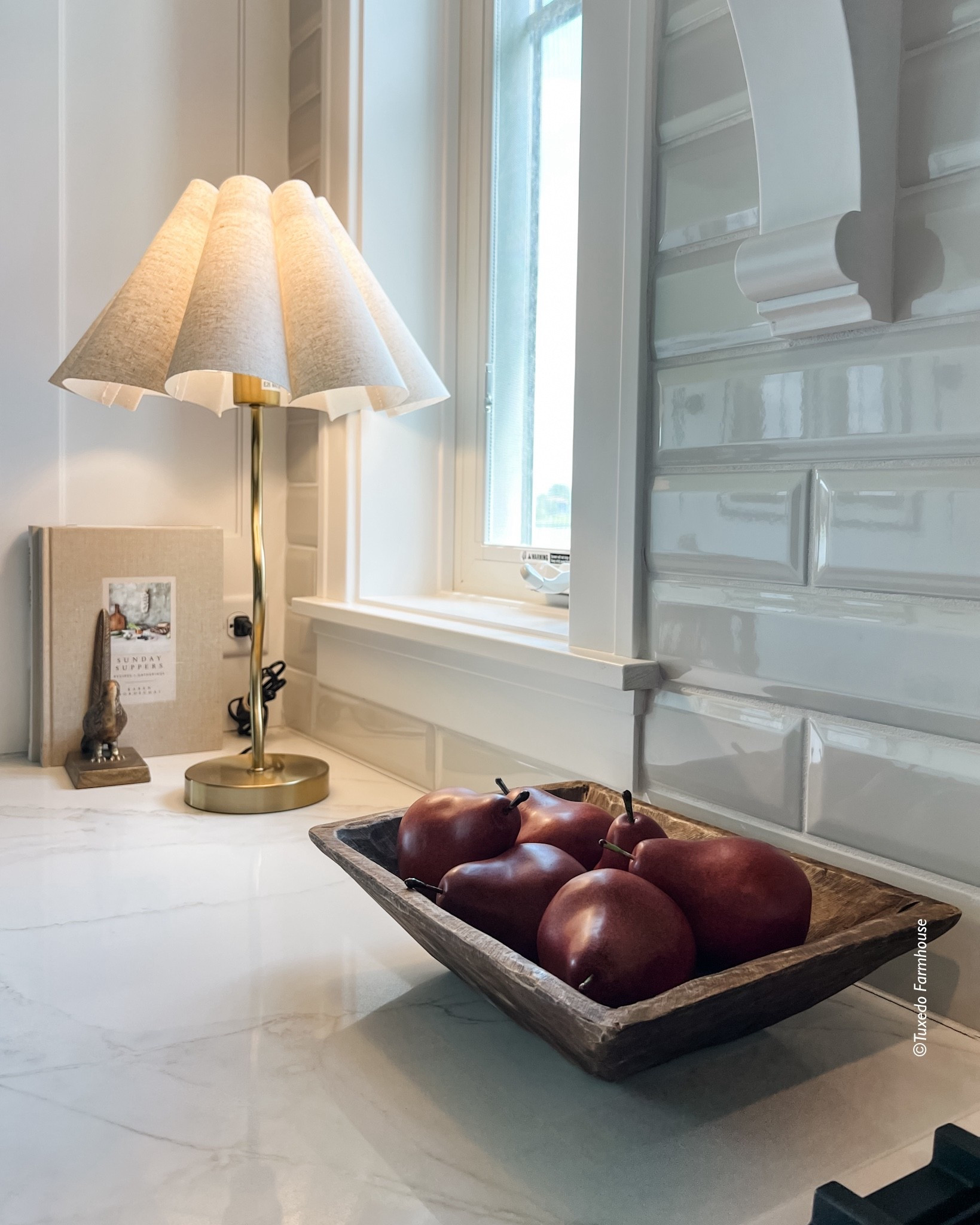 Faux fruit is a fun way to add a pop of color to your fall decor. I love these pears but gourds and pumpkins are fun too  

#LTKHome #LTKFindsUnder50 #LTKSeasonal