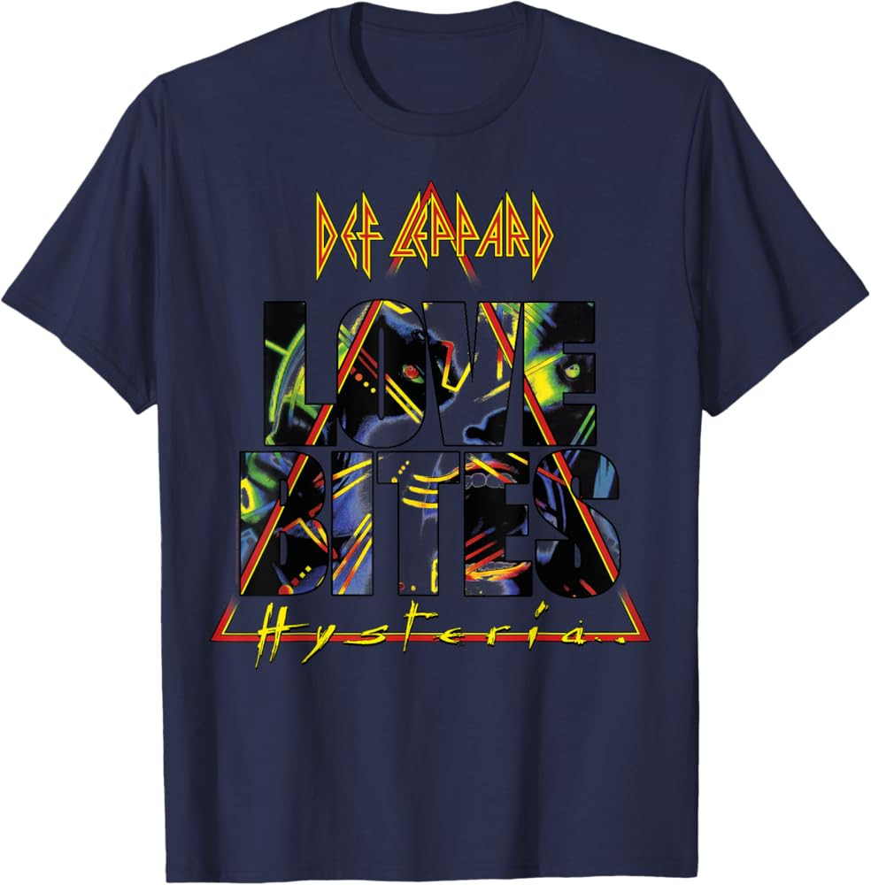 Def Leppard - Love Bites T-Shirt | Amazon (US)