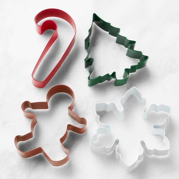 Williams Sonoma Holiday Cookie Cutters on a Ring, Set of 4 | Williams-Sonoma