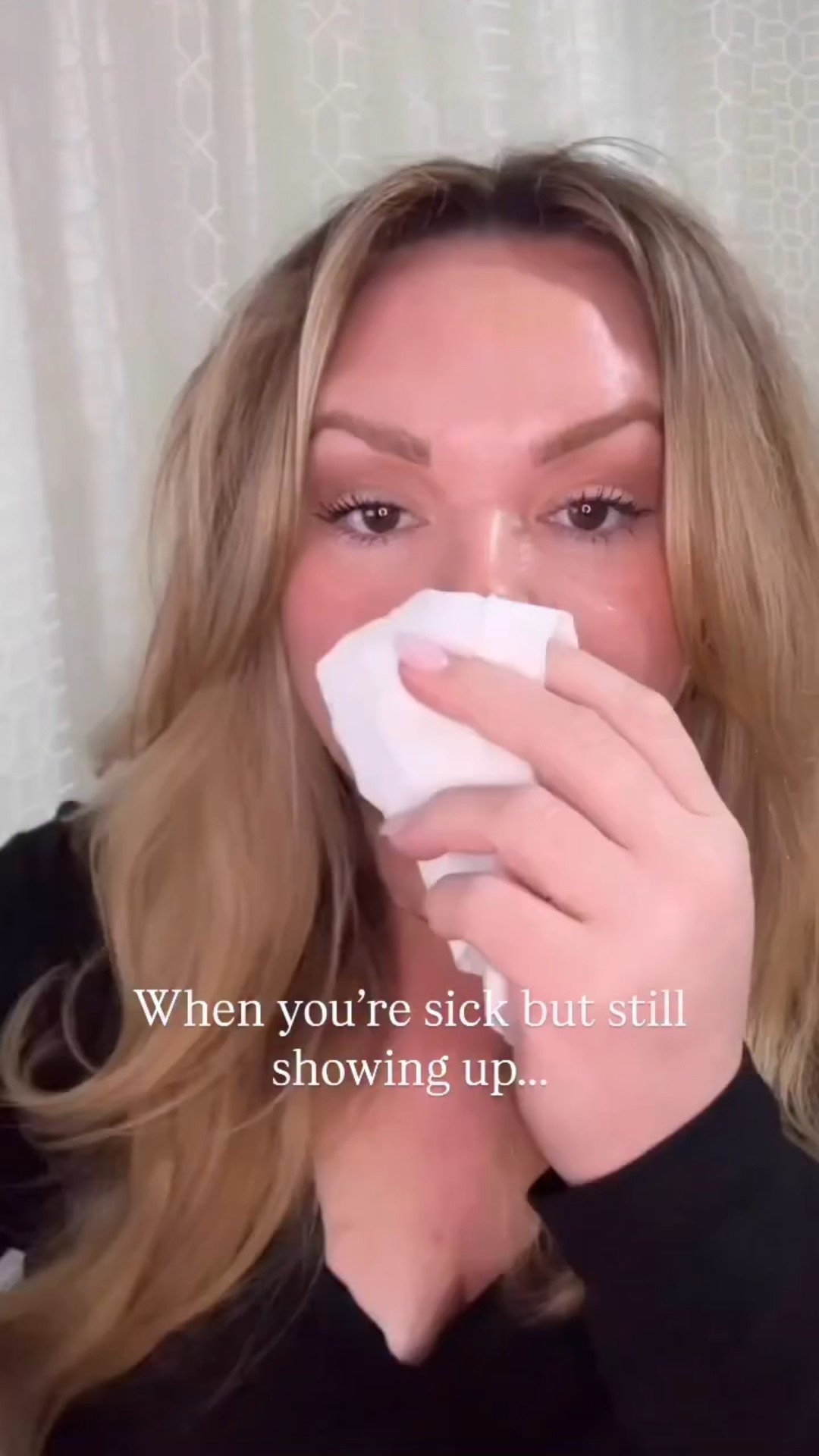 When you’re under the weather, but life is still lifing….
•
•
•
The show must go on/ Life is lifing/ Fake it till you make/ Makeup tip