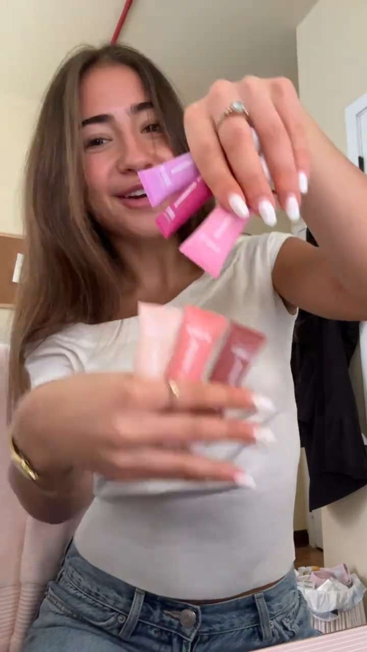 trying out @Revlon Cosmetics NEW Glimmer Lip Treat Balm + Mask!😚😚 u can shop now on @Amazon  

 #LTKgrwm #LTKFindsUnder50 #LTKBeauty