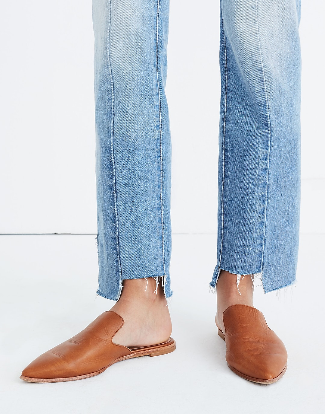 The Gemma Mule in Leather | Madewell