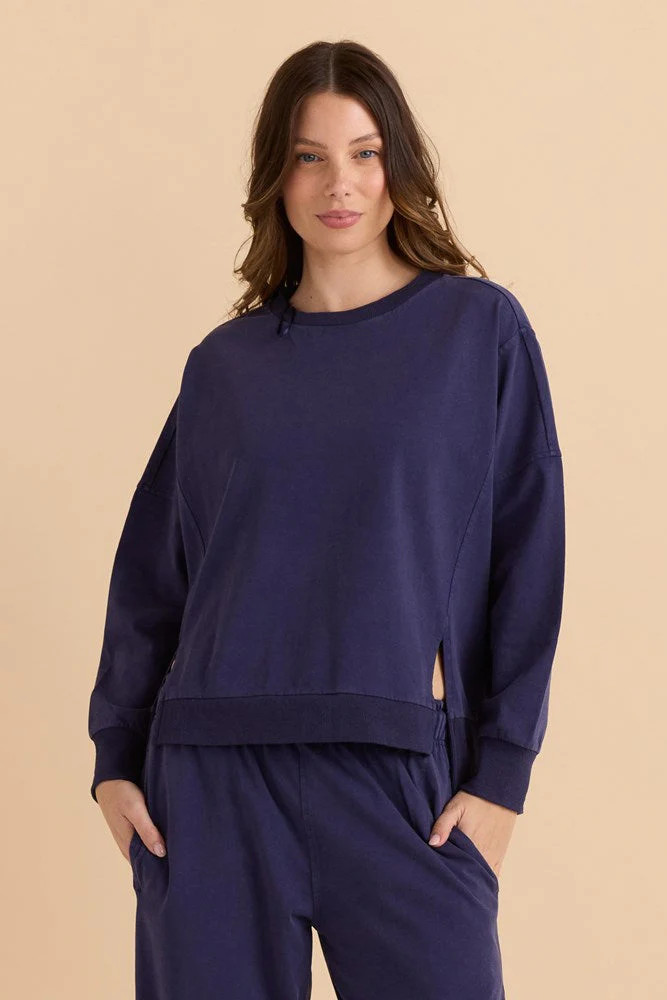 Iris Sweatshirt - Navy | Betty Basics (AU, NZ)