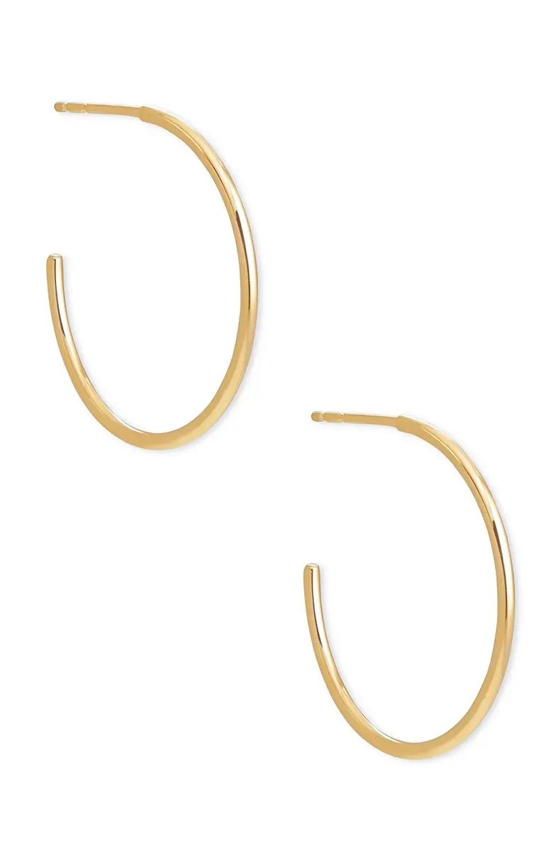 Keeley 18K Gold Vermeil Small Hoop Earrings | Nordstrom