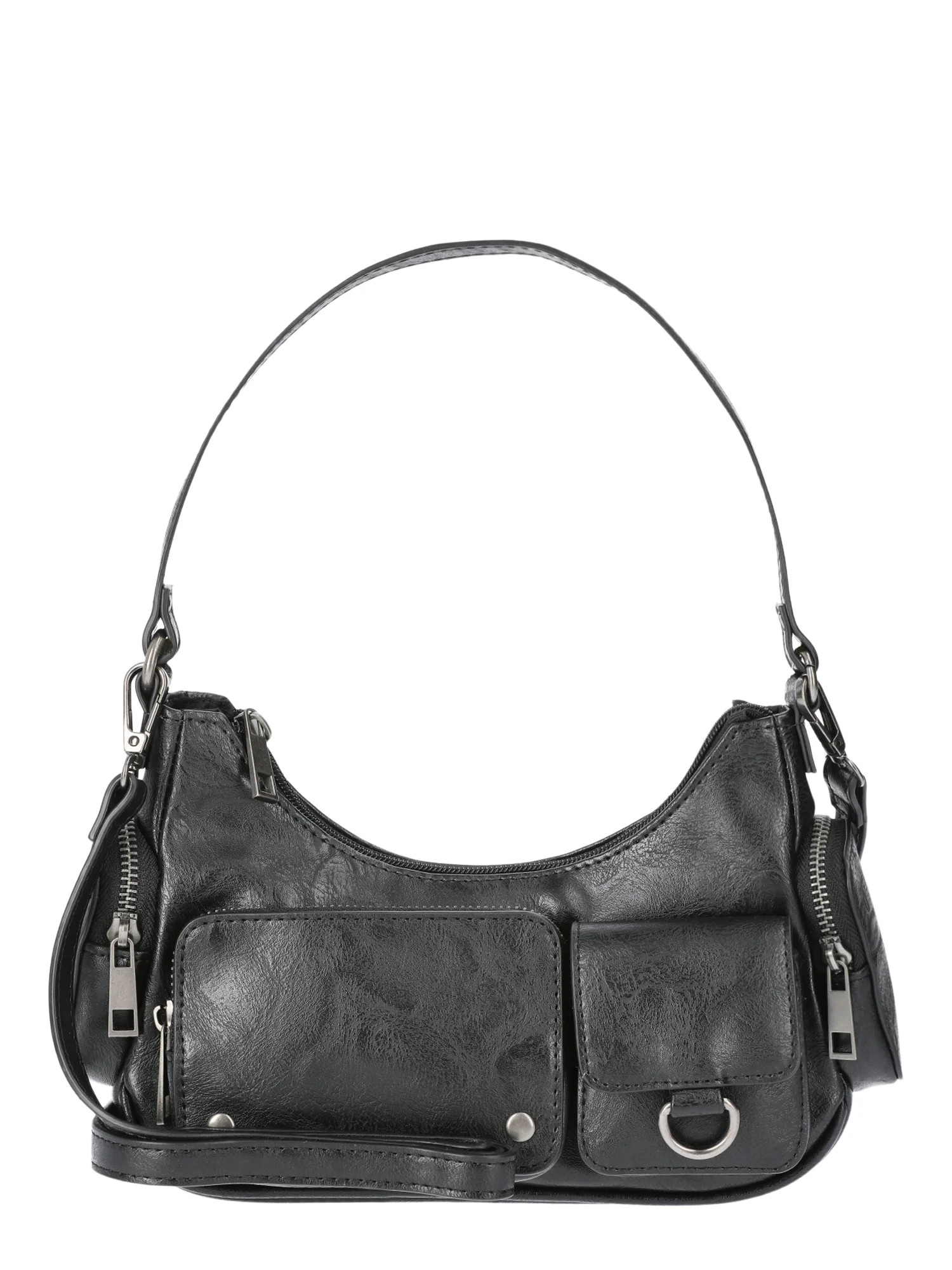 No Boundaries Shoulder Bag, Black, Women’s | Walmart (US)