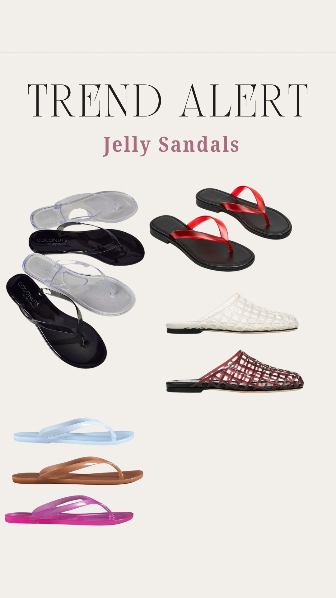 Jelly sandals are back!

#LTKU #LTKShoeCrush #LTKSeasonal