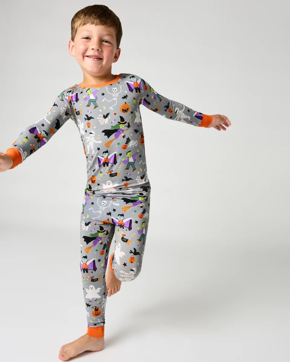 Dracula's Disco Two-Piece Pajama Set | Little Sleepies