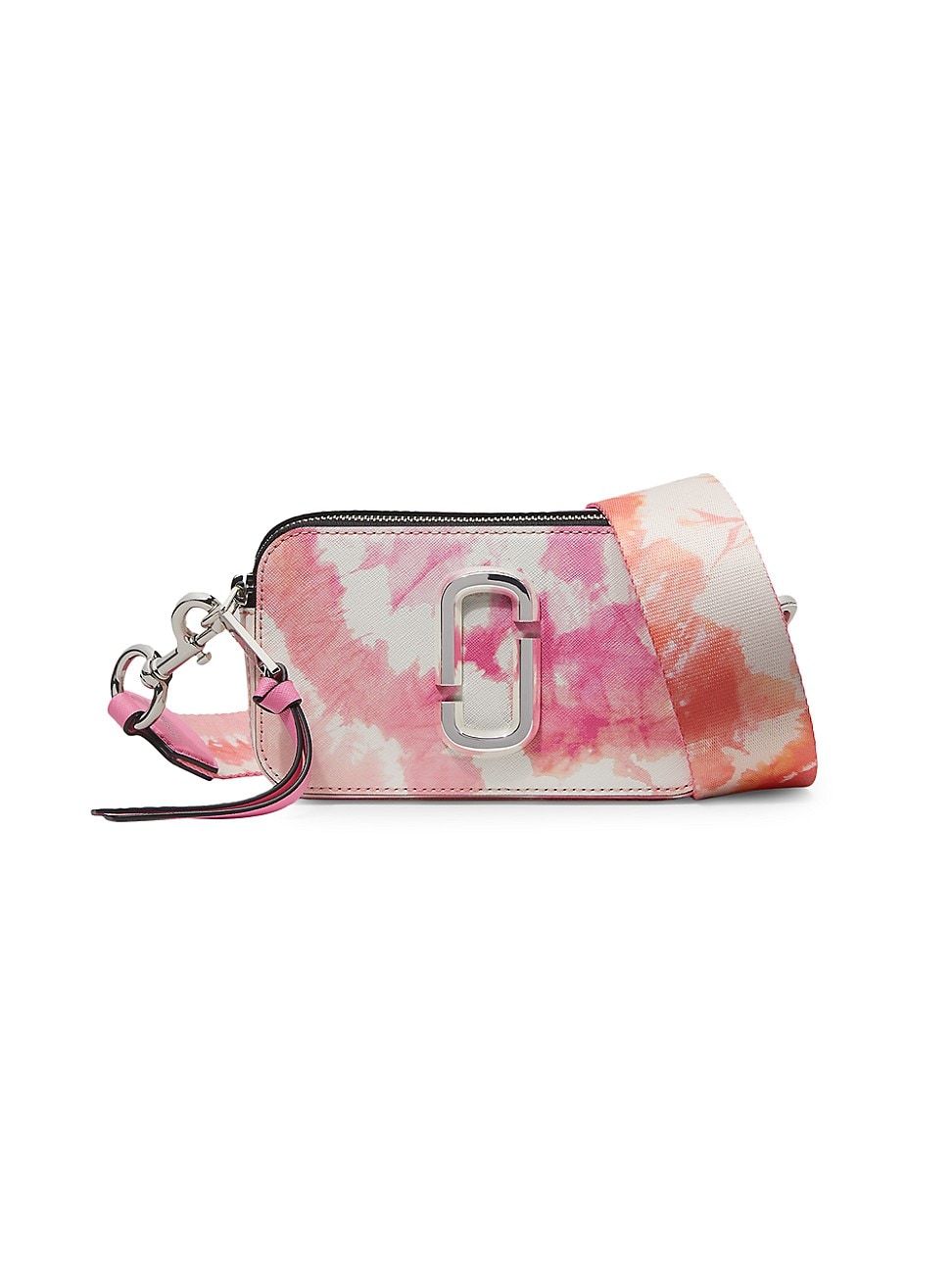 Women's The Snapshot Tie-Dye Coated Leather Camera Bag - Pink Multi - Pink Multi | Saks Fifth Avenue