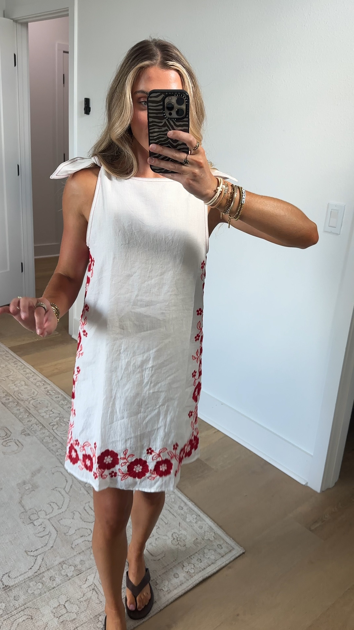 @jcrew size xs An easy throw-on-and-go dress with a twist. This effortless style has scarf-inspired ties at the shoulders for a relaxed and refined feel. It's perfect everywhere from summer mornings to dinner alfresco. Plus, it's crafted in lightweight 100 percent linen, so it's guaranteed to keep you looking and feeling cool.

#LTKootd #LTKdayinmylife #LTKSeasonal