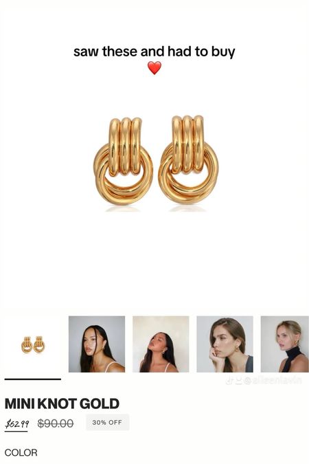 I have wanted a chunky gold earring forever and these link earrings are so beautiful. You can dress them up or down with your look and I’m honestly obsessed with them. They are on sale today for Black Friday! You have to get.

Heaven mayhem, link earrings, gold earrings, her gift guide

#LTKCyberWeek #LTKGiftGuide #LTKfindsunder100