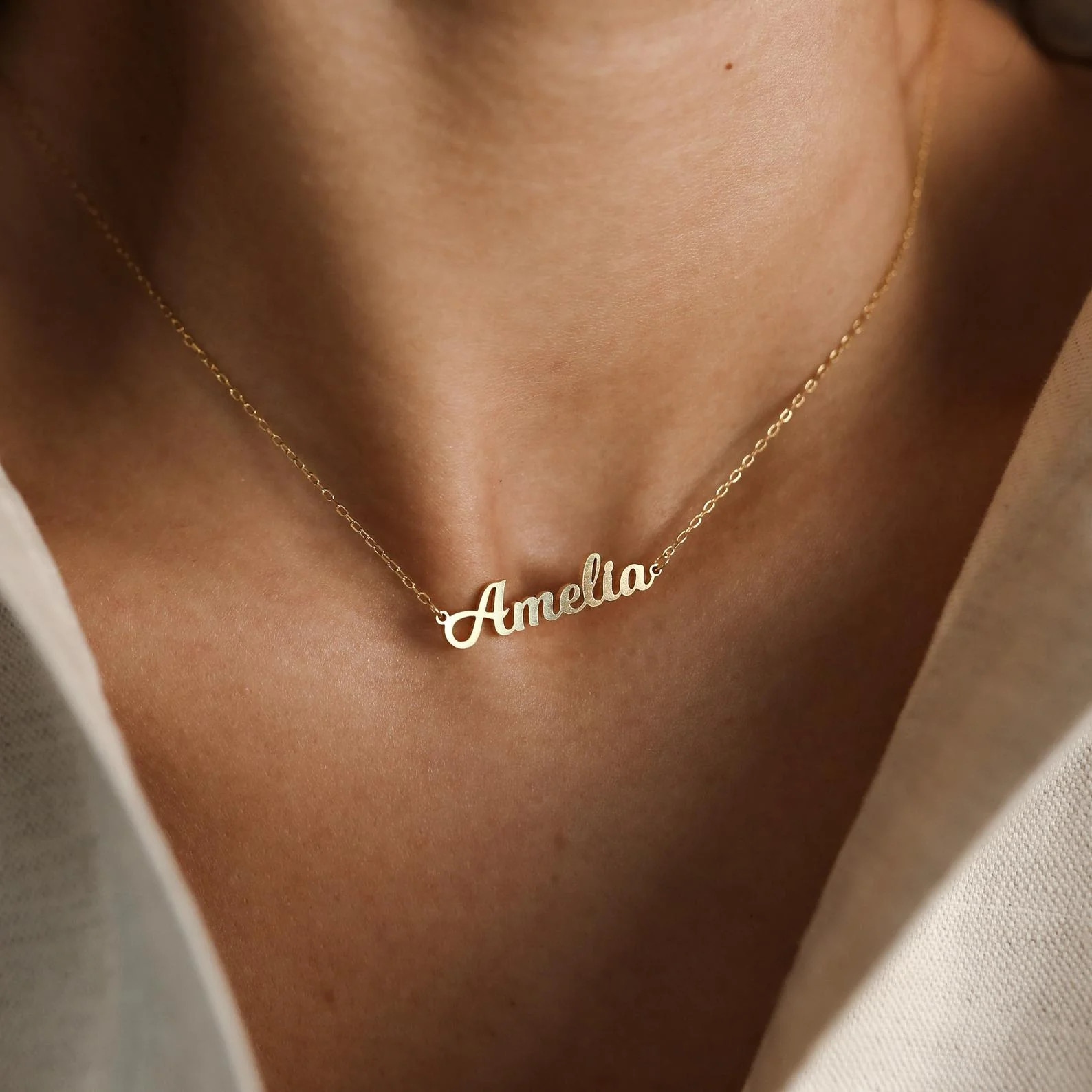 Mellow Name Necklace | Caitlyn Minimalist