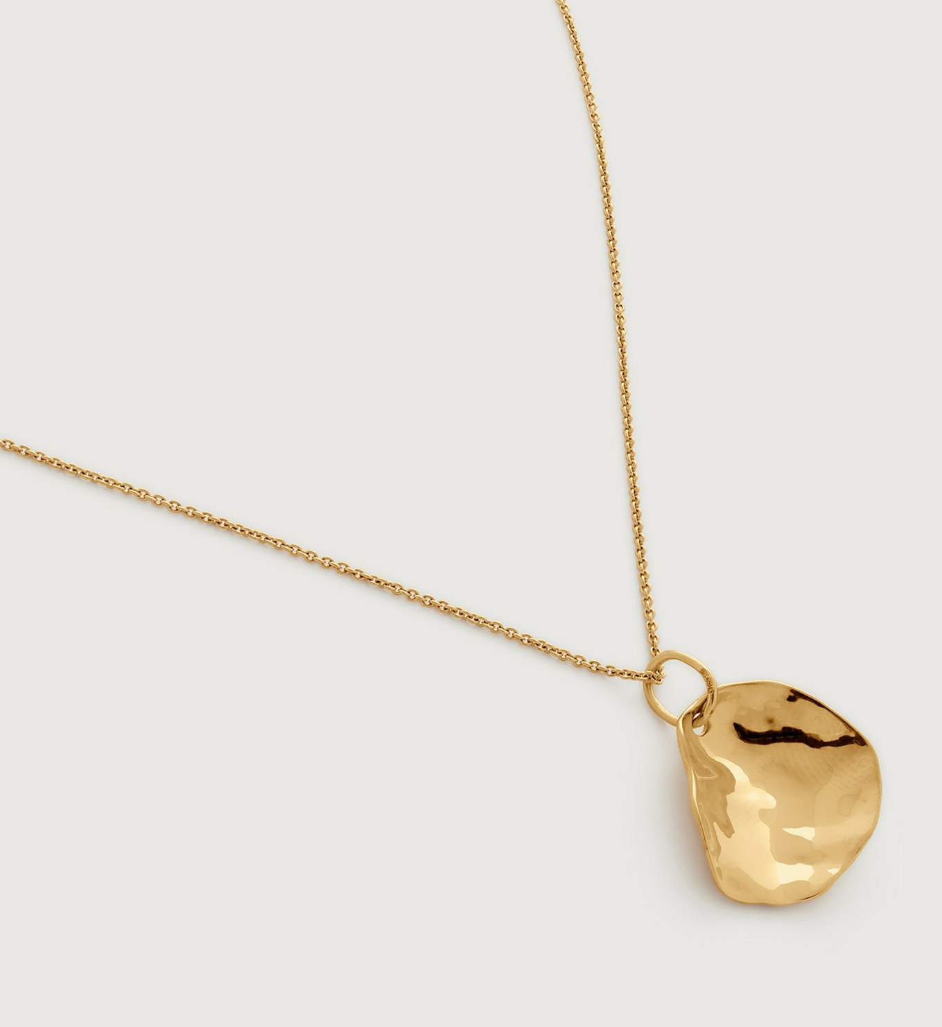 Nura Small Shell Necklace | Monica Vinader (Global)