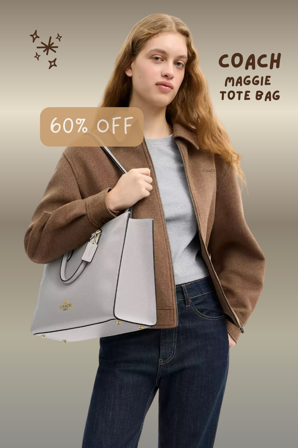 Coach Maggie Tote Bag – Classic Everyday Tote (60% OFF Deal!)

If you love timeless leather totes that balance function and style, this is one of those Coach pieces you’ll reach for again and again. A beautiful everyday bag at an incredible price! 

 #LTKstyletip #LTKbag #LTKgiftguide