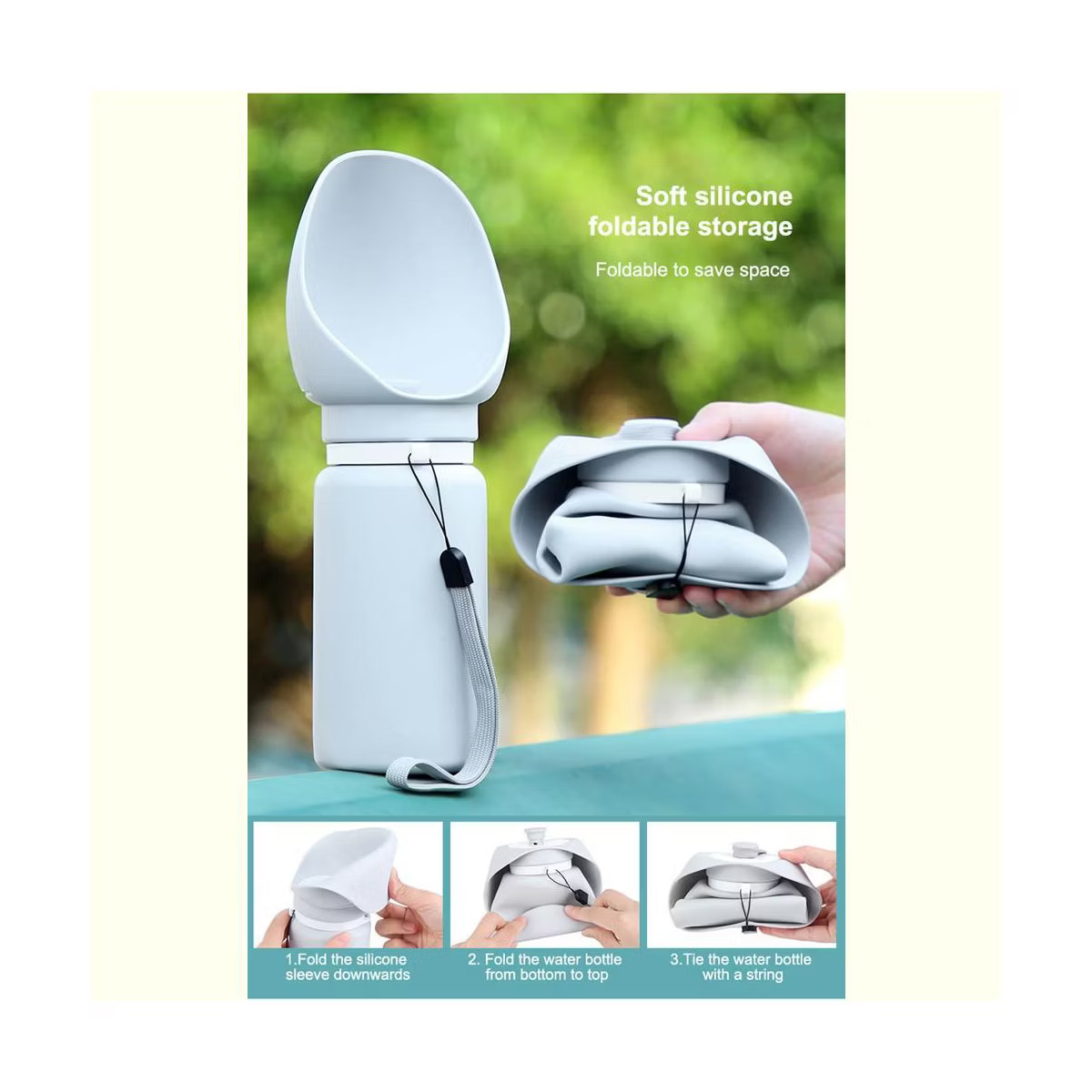 Sussexhome Silicone Portable Collapsible Dog Water Bottle 18.9fl | Target