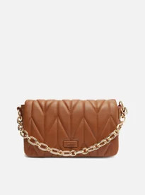 Bolsa Tiracolo Marrom Arezzo Matelassê Pequena | ZZ Mall (BR)