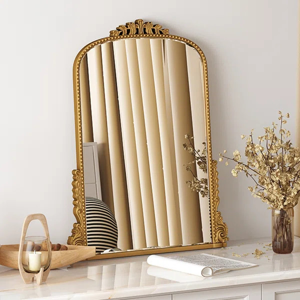 Euri Arch Gold Wall Mirror | Wayfair North America