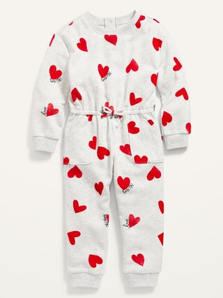Printed French Terry Jumpsuit for Toddler Girls | Old Navy (CA)