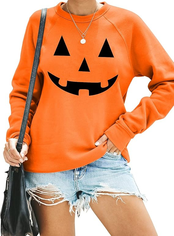 Blooming Jelly Womens Crewneck Sweatshirt Long Sleeve Raglan Letter Print Terry Casual Cute Pullo... | Amazon (US)