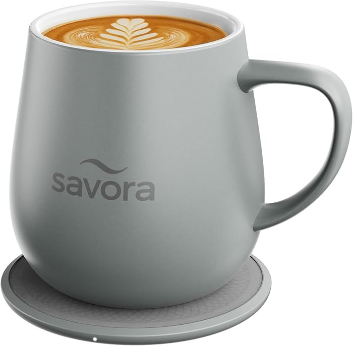 12oz Heated Coffee Mug | Barista’s Choice | Exclusive Wireless IntelliHeat Pad | Temperature Co... | Amazon (US)