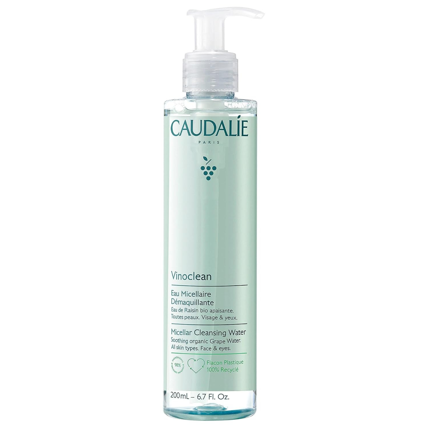 Caudalie Vinoclean Micellar Cleansing Water - 200 mL | Amazon (US)