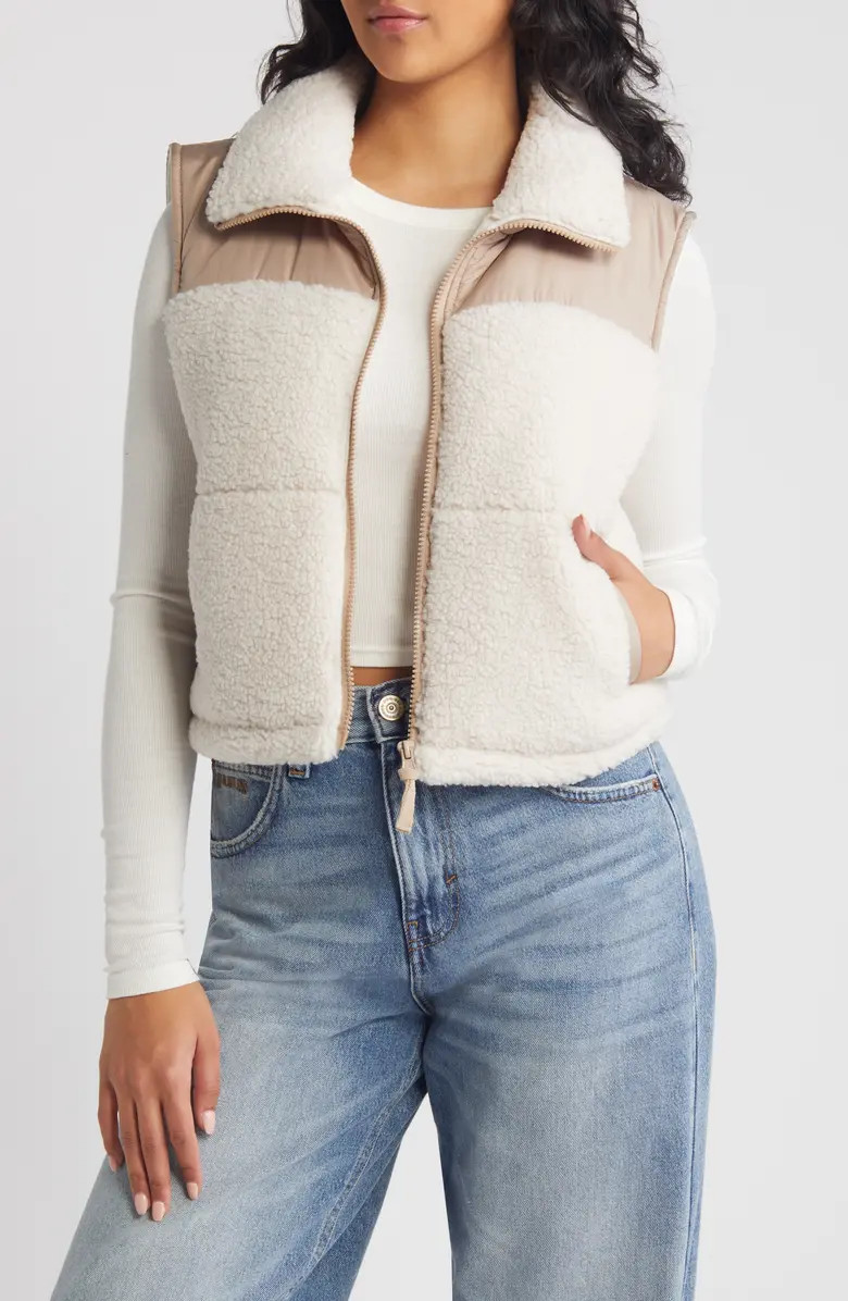 Fleece Lined Puffer Vest | Nordstrom