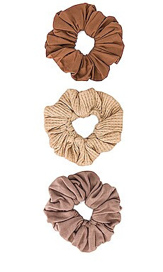 Privacy Please Scrunchie Pack in Light Multi from Revolve.com | Revolve Clothing (Global)