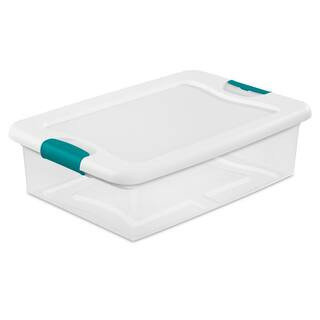 32 Qt. Latching Storage Box | The Home Depot