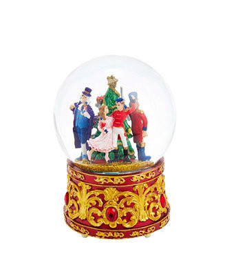 120MM Musical Lighted Nutcracker Water Globe | Macy's