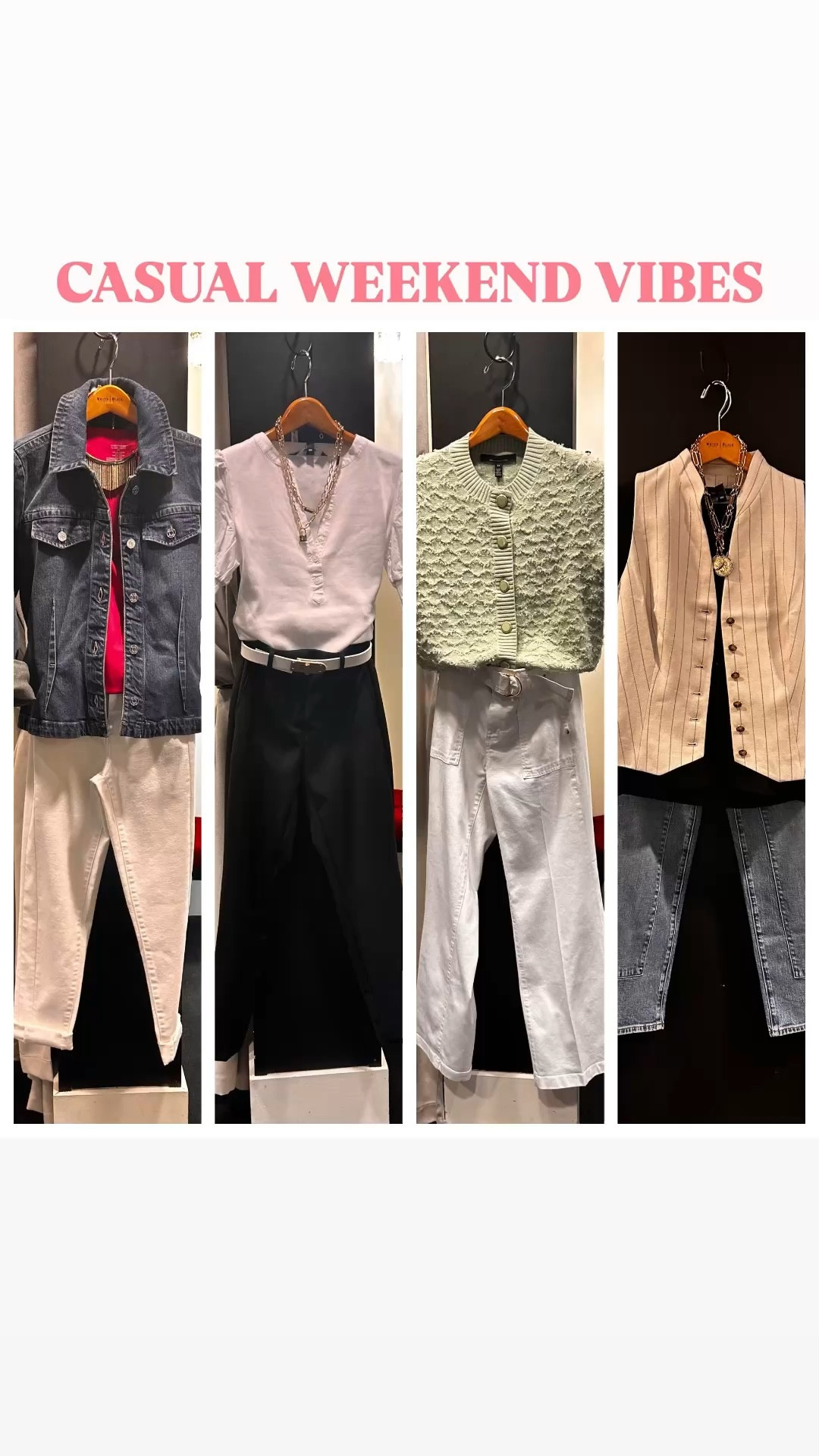 Casual weekend vibes🤩
We are getting ready for the weekend by always polishing off our look with some Style. 

#LTKootd #LTKSpringSale #LTKOver40