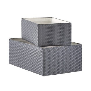 Large Kiva Storage Bin Grey | The Container Store