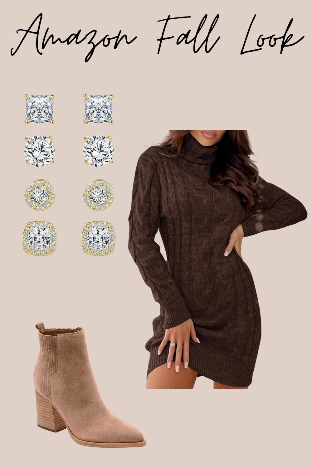 Fall wear. Fall Fashion. Amazon Fall Fashion. Amazon Fashion. Amazon Prime Day. Prime Day. Fall Outfit. Boots. Dress. Accessories. Earrings. Chain. 

#LTKStyleTip #LTKSeasonal #LTKSaleAlert