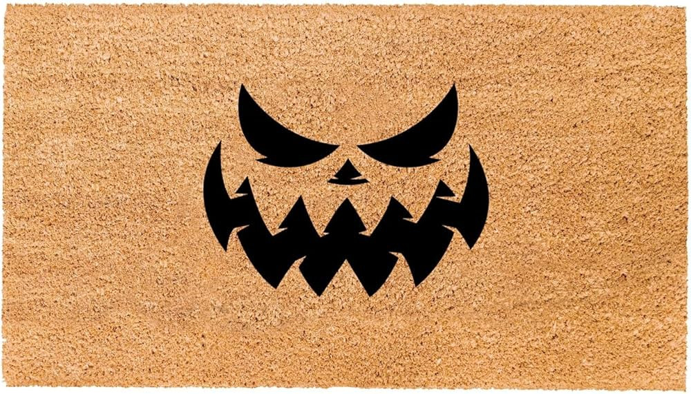 THEODORE MAGNUS Natural Coir Doormat with Non-Slip Backing - 17 x 30 - Outdoor/Indoor - Halloween... | Amazon (US)