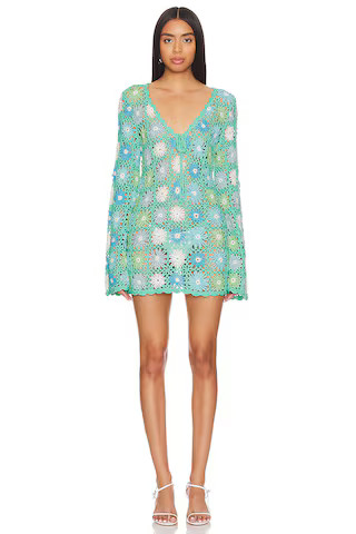 Show Me Your Mumu Vacay Mini Coverup in Blue Multi Floral from Revolve.com | Revolve Clothing (Global)