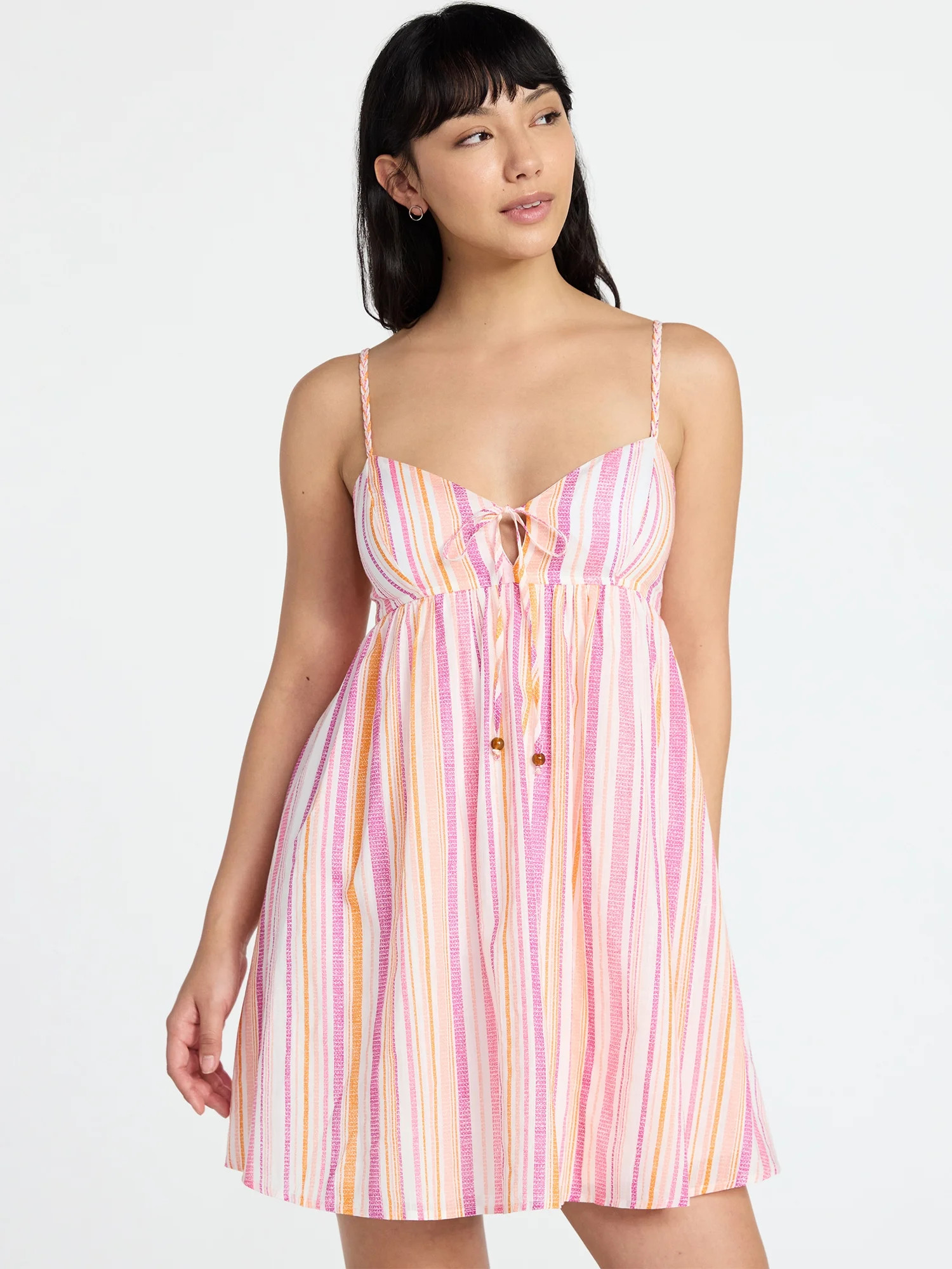 No Boundaries Cami A Line Dress, Women's XXS-XXL | Walmart (US)