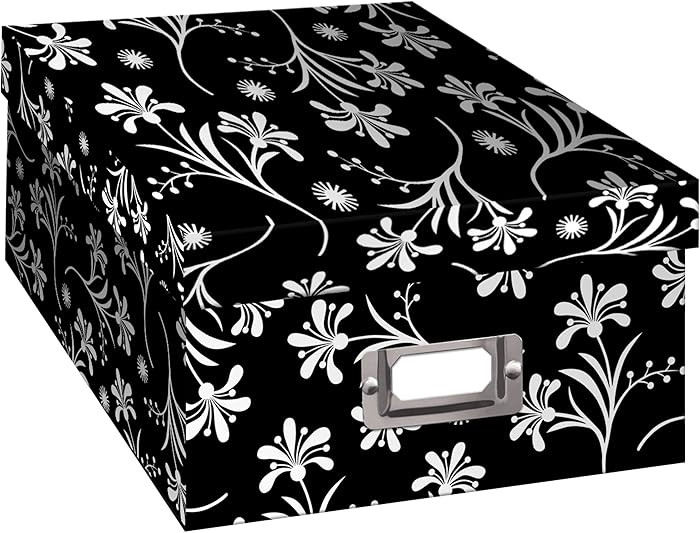 Pioneer Photo Albums B-1BW Photo Storage Box, Ruby Design | Amazon (US)