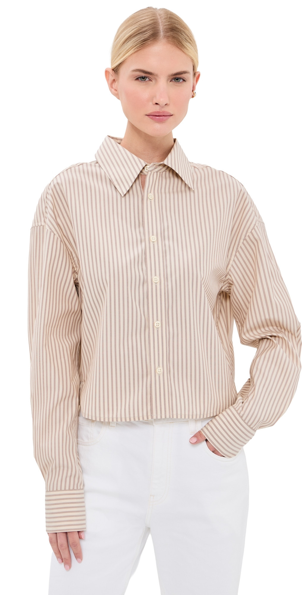 Kallmeyer Tegan Button Down Shirt Currant S | Shopbop
