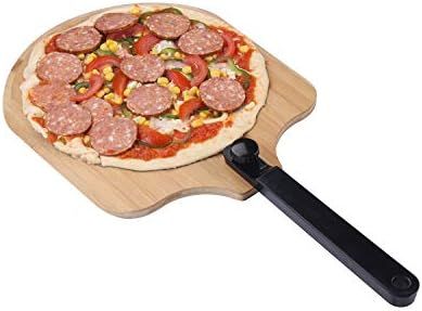 Fiery Chef Bamboo Pizza Peel with Foldable Rubber Handle for Easy Storage, 12 x 14 inch Blade, 22... | Amazon (US)