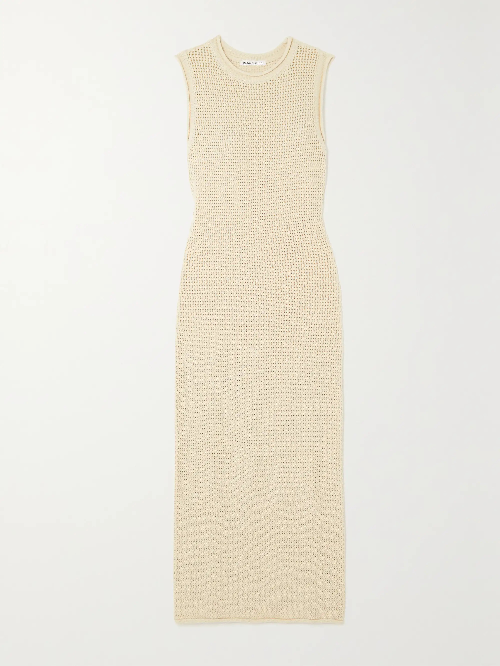 Nolan open-knit organic cotton midi dress | NET-A-PORTER (UK & EU)
