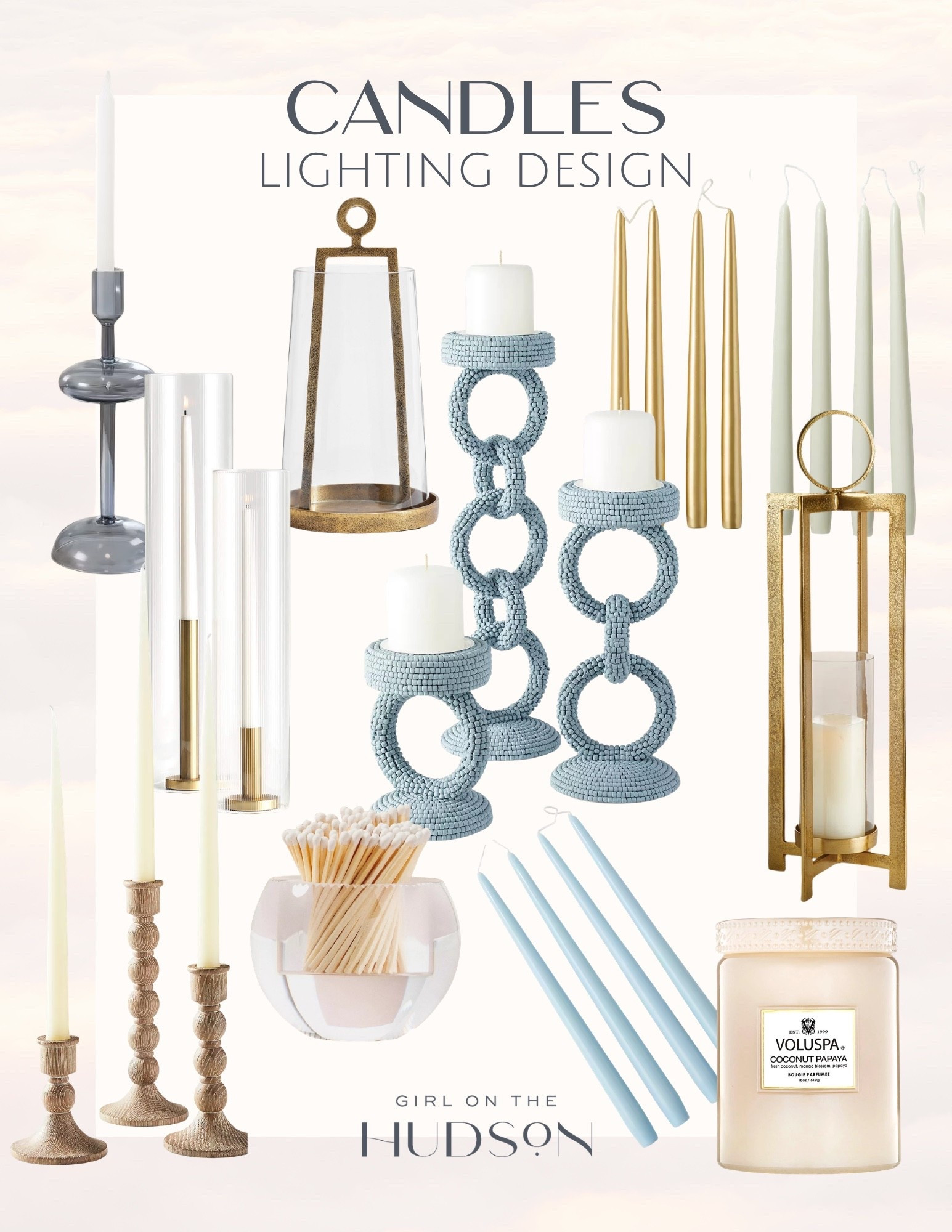 Elevated candle styling that instantly warms up any space. I love mixing sculptural holders, soft tapers, and warm brass accents to create that layered, collected look that feels both timeless and modern. These are the pieces I reach for when I want my home to feel cozy but still refined.

candles, taper candles, candle holders, brass decor, neutral home decor, coffee table styling, dining table decor, living room decor, home accessories, McGee and Co decor, cozy home, interior styling

#LTKHome