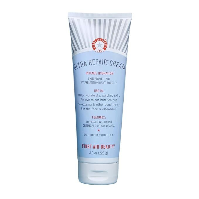 First Aid Beauty Ultra Repair Cream Intense Hydration Moisturizer for Face and Body - 8 oz. | Amazon (US)