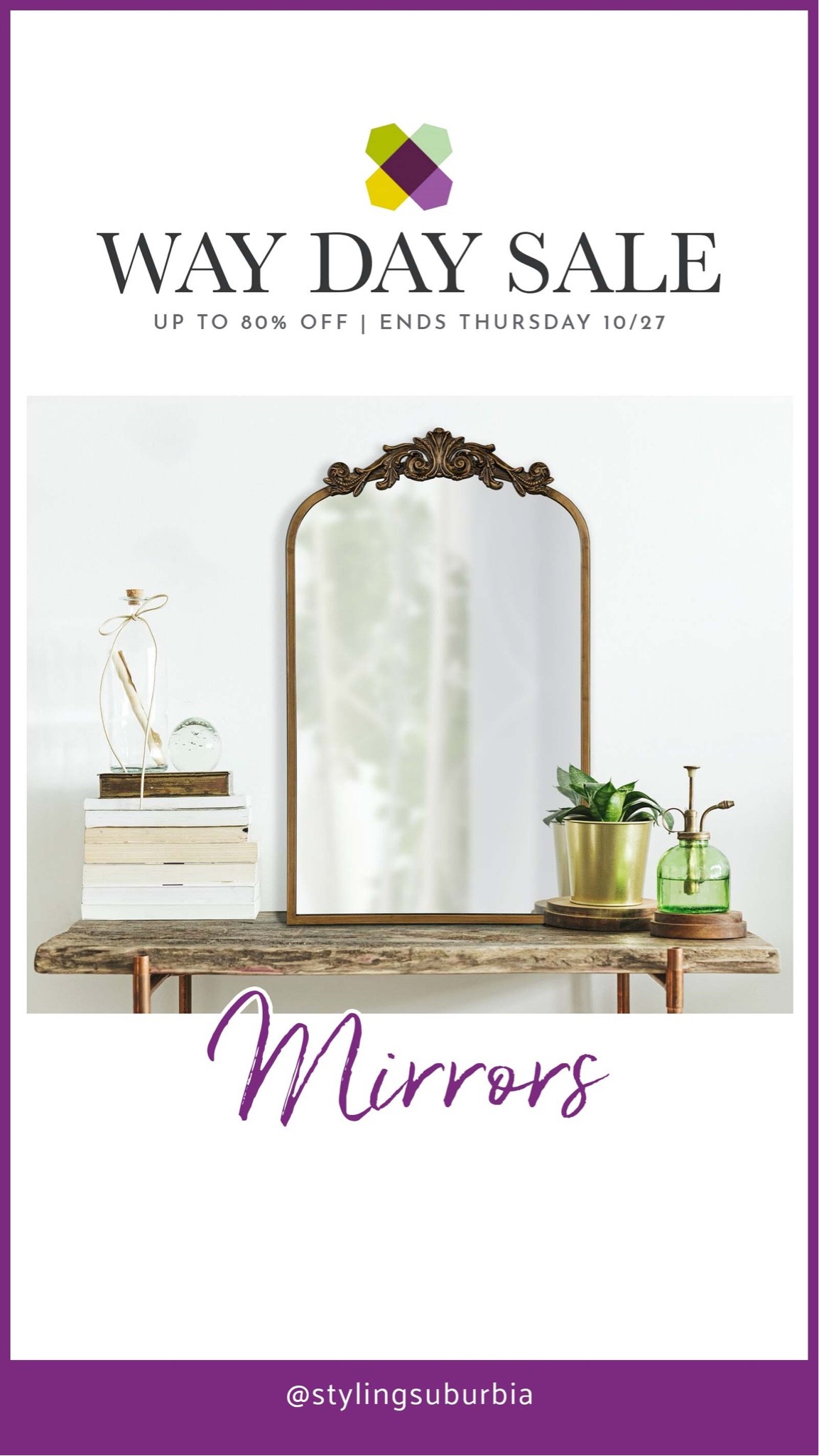 Wall and floor mirrors on sale!

Wayfair, Way Day, Mirror, Bathroom, Living Room, Bedroom, Home Decor  

#LTKsalealert #LTKhome