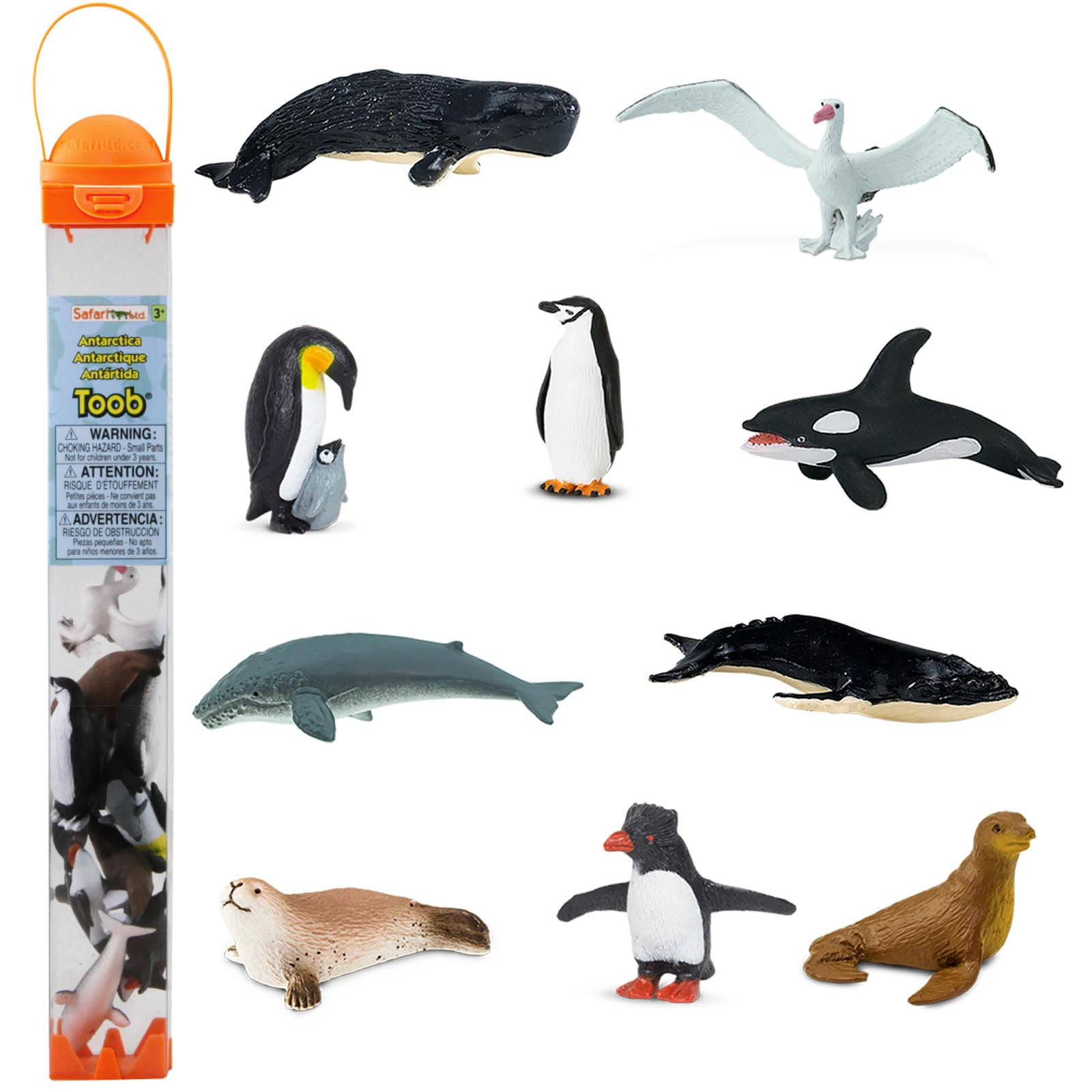 Safari Ltd. Antarctica Toob - Toy Figurines Penguins, Whales, Seals, & More- Fun Educational Play... | Amazon (US)