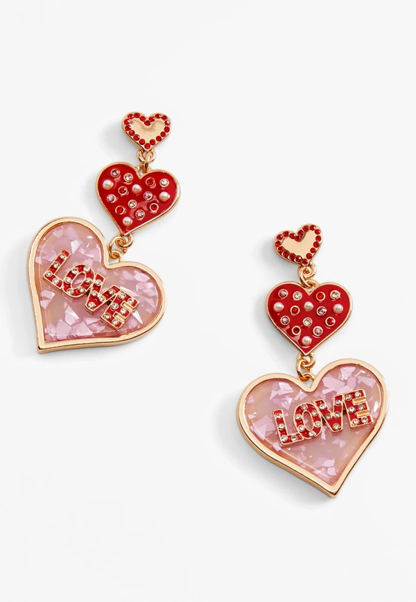 Love Drop Earrings | Maurices