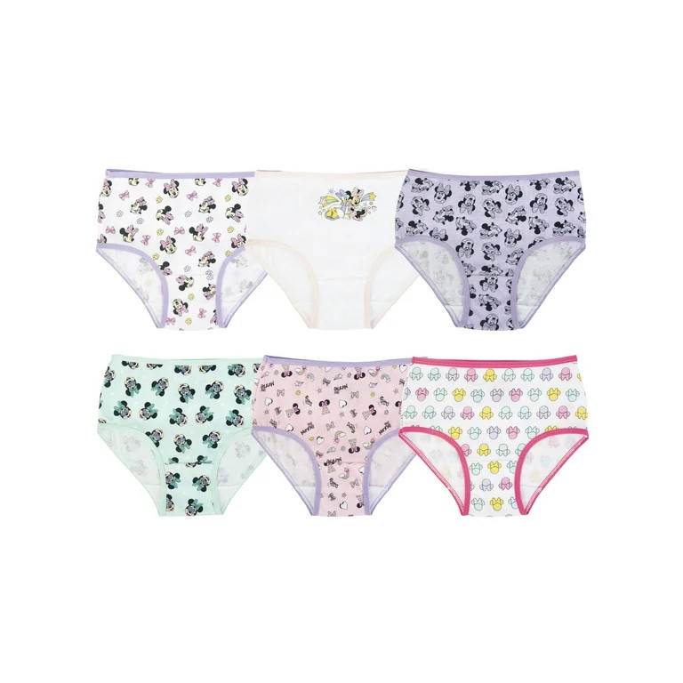 Character Toddler Girl Briefs Underwear, 6-Pack, Sizes 2T-4T | Walmart (US)