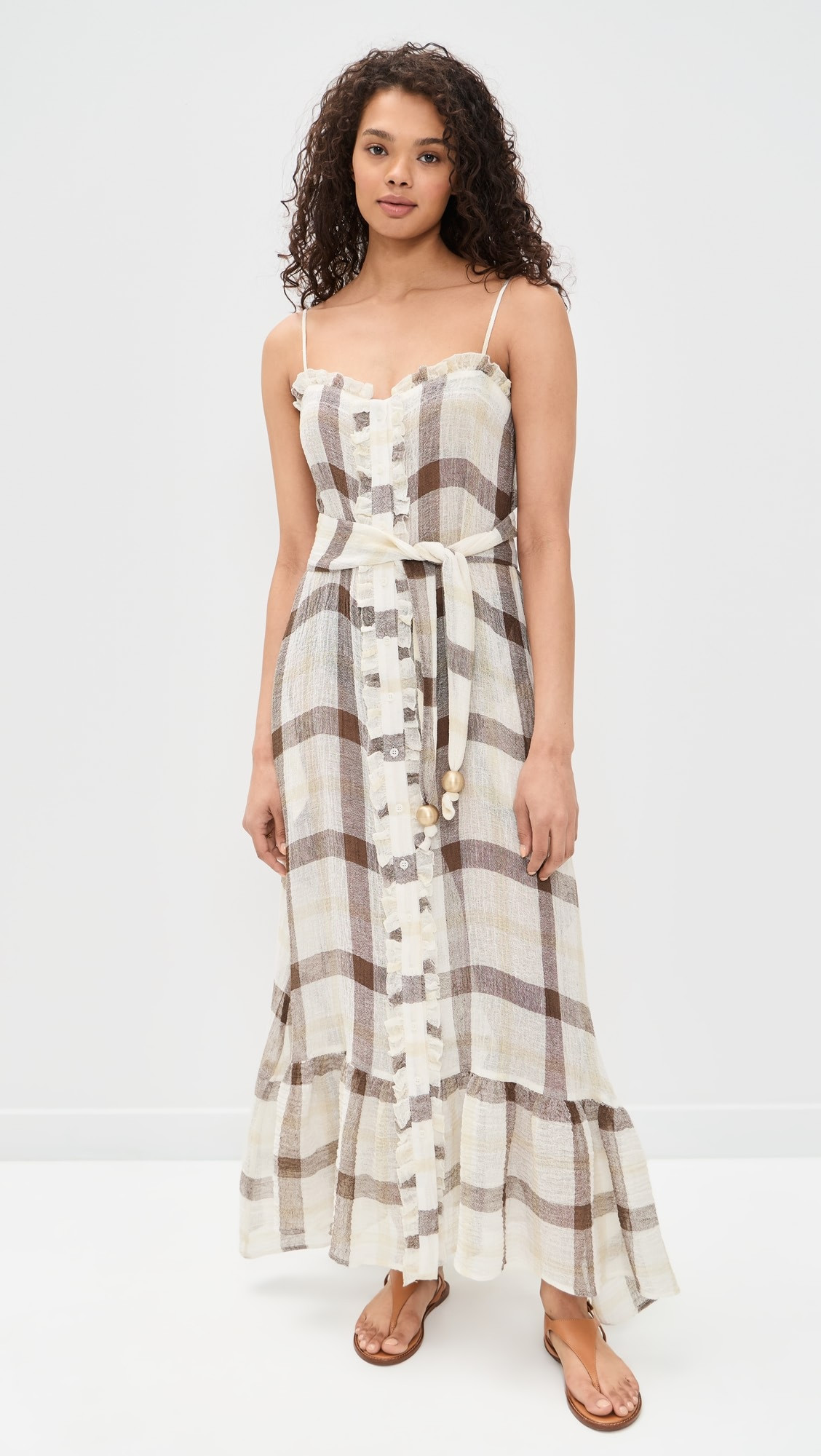 Ruffle Slip Dress Maxi | Shopbop