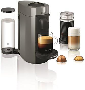 Nespresso by De'Longhi ENV150GYAE VertuoPlus Coffee and Espresso Machine Bundle with Aeroccino Mi... | Amazon (US)
