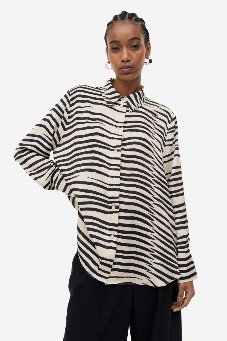 Pointed-collar Shirt | H&M (US + CA)