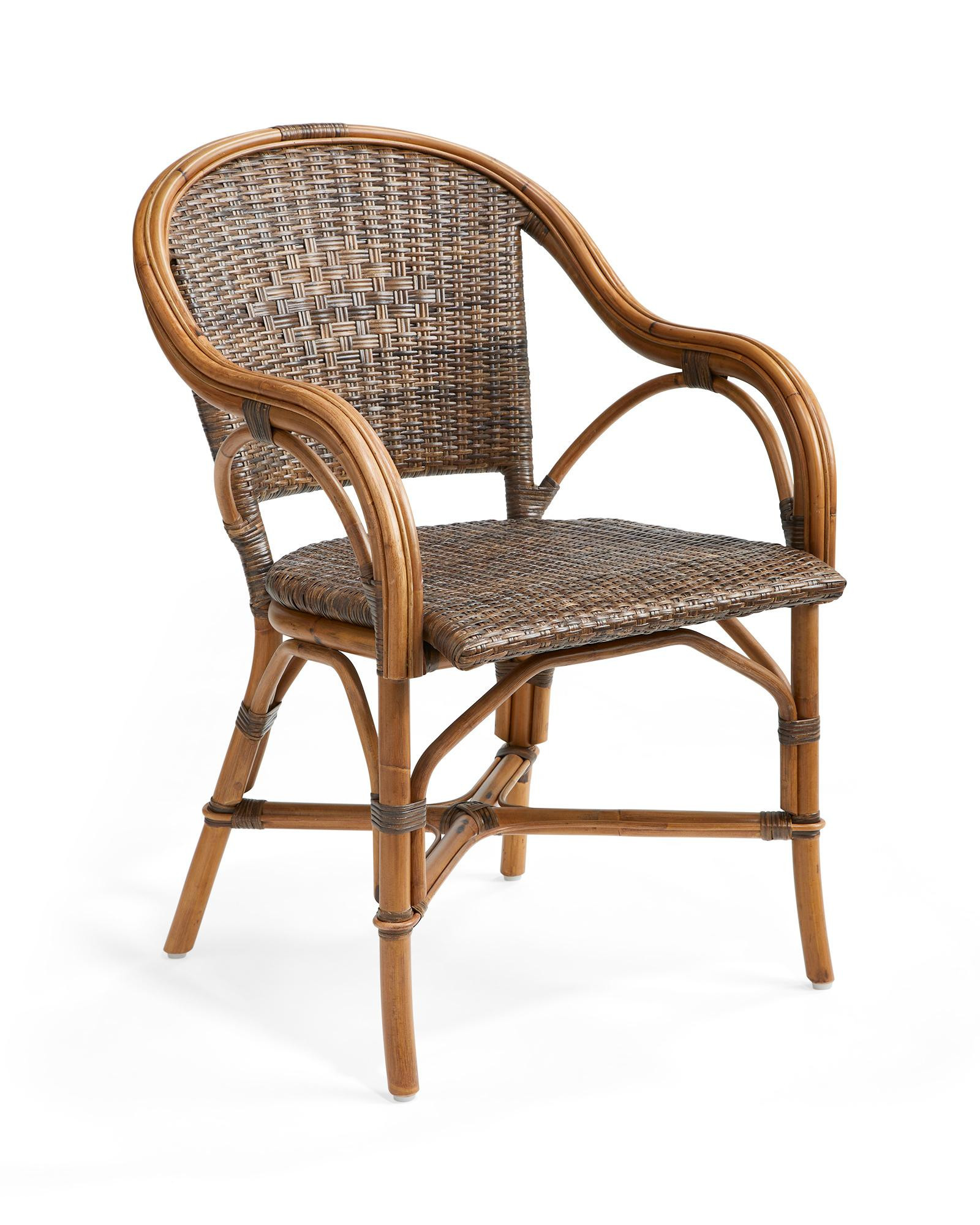 Sunwashed Riviera Rattan Dining Chair | Serena and Lily